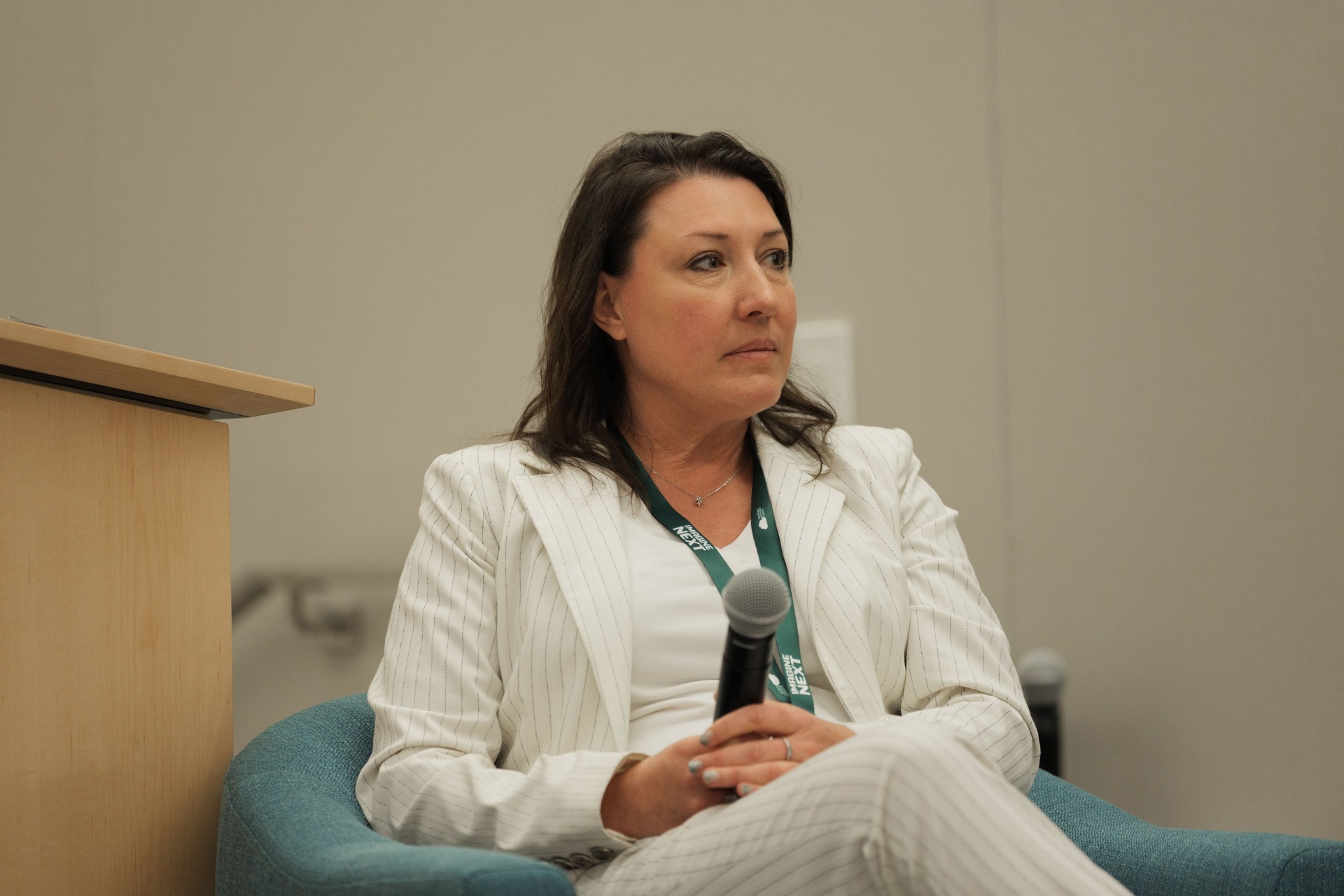 Diana Sankovic, Managing Partner at Diosan Capital, listening on Capital Day Panel 4 'Beyond Priced Rounds: Venture Debt & Structured Capital for Growth'