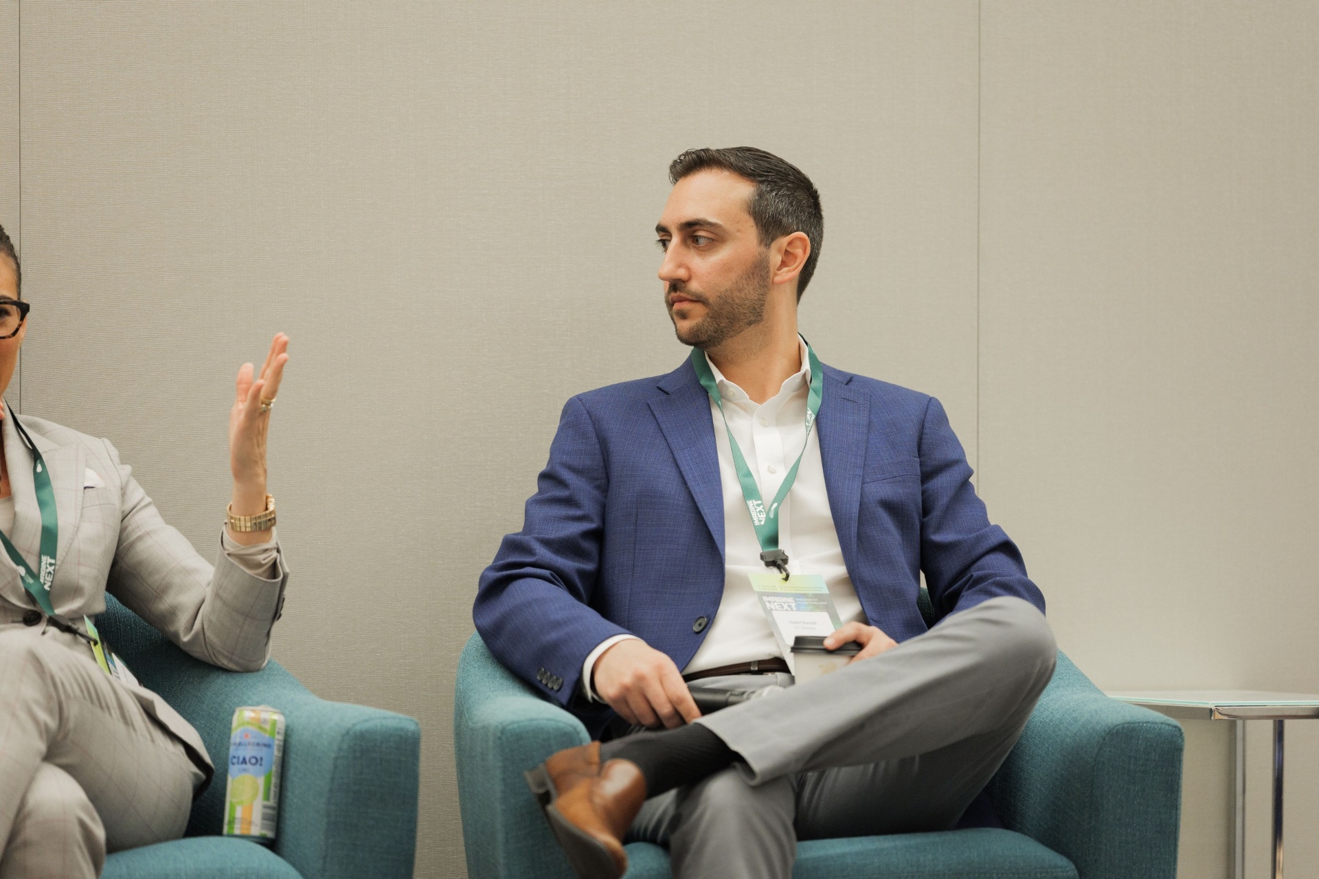 Daniel Baruch, Executive Director of ClimateTech Investments & Innovation at J.P. Morgan Commercial & Investment Bank, listening attentively on Capital Day Panel 5